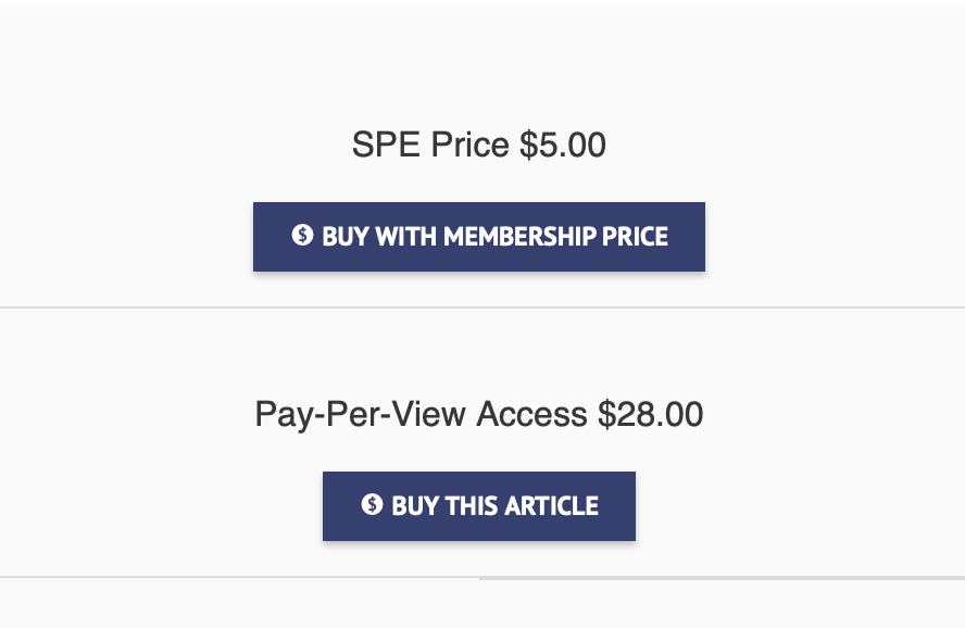 SPE Member Pricing OnePetro SPE Member Pricing OnePetro