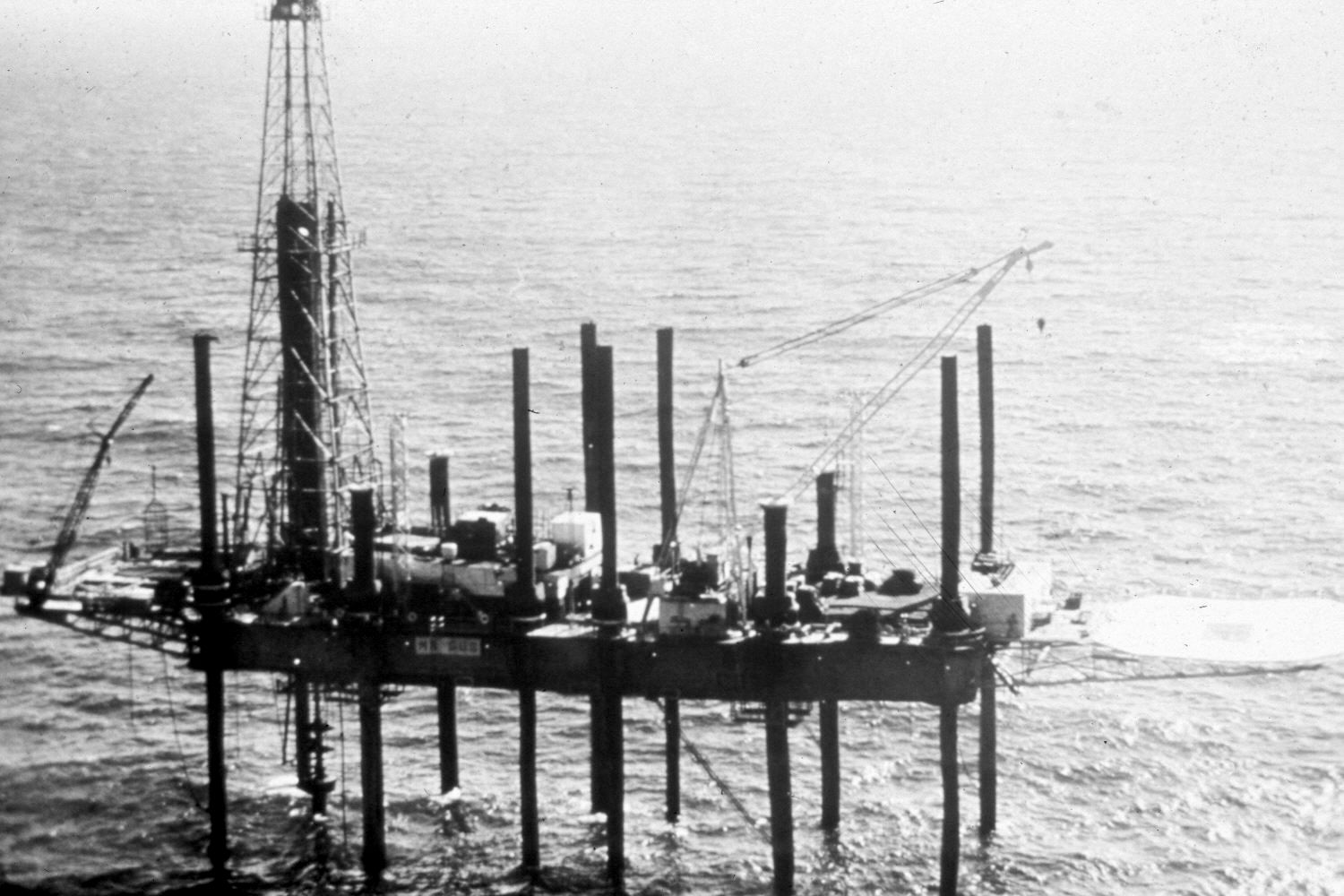 First Drilling Rig History of offshore drilling units | Society of Petroleum Engineers ...