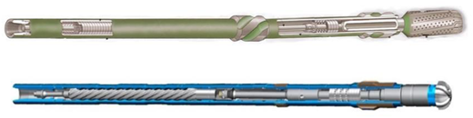 motorboat immersive petroleum Turbordrill (from Neyrfor Schlumberger Catalog) and Screw Motor (from Radius-Service Schlumberger Catalog)